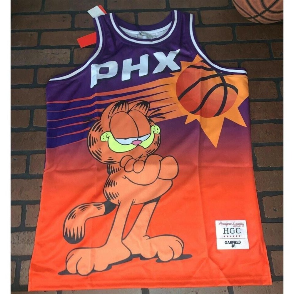 GARFIELD‎ / PHX SUNS Headgear Classics Basketball Jersey ~Never Worn~ XL